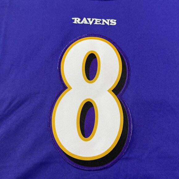 Nfl Purple Jersey #8 Jackson Ravens - Picture 7 of 8